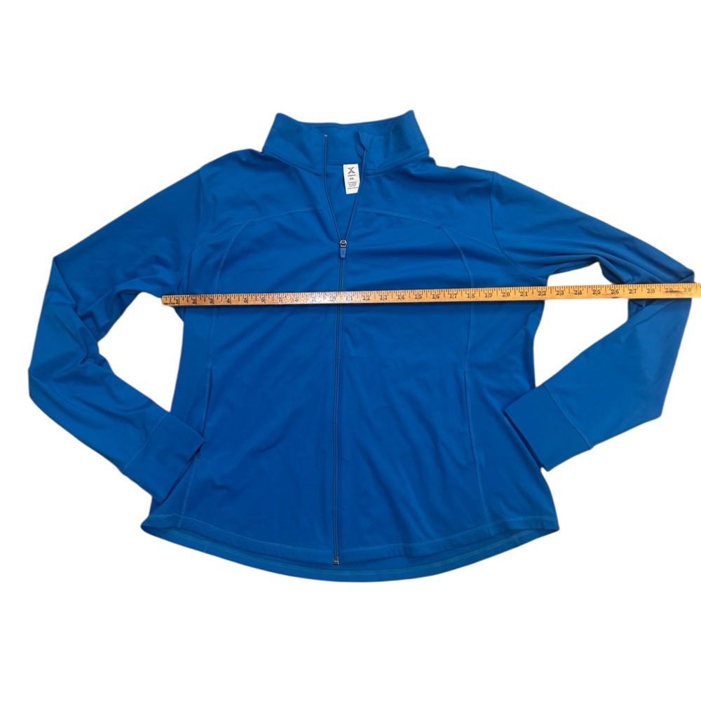 Xersion Athletic Zip Performance Jacket Bright Bl… - image 4